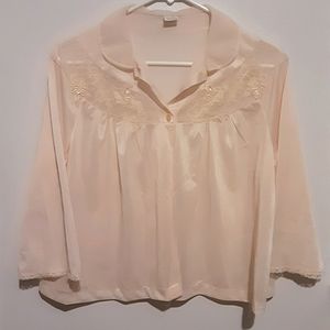 Vintage Penneys Bed Jacket peachy pink